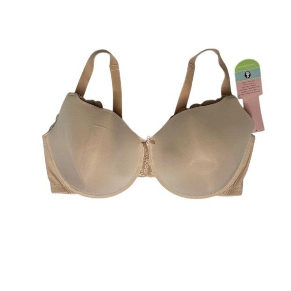 La Leche League Lace Trim Underwire Nursing Bra 44DD